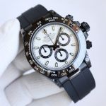 ROLEX Daytona  40MM 7500 Movement Blaken White Wrist Watch